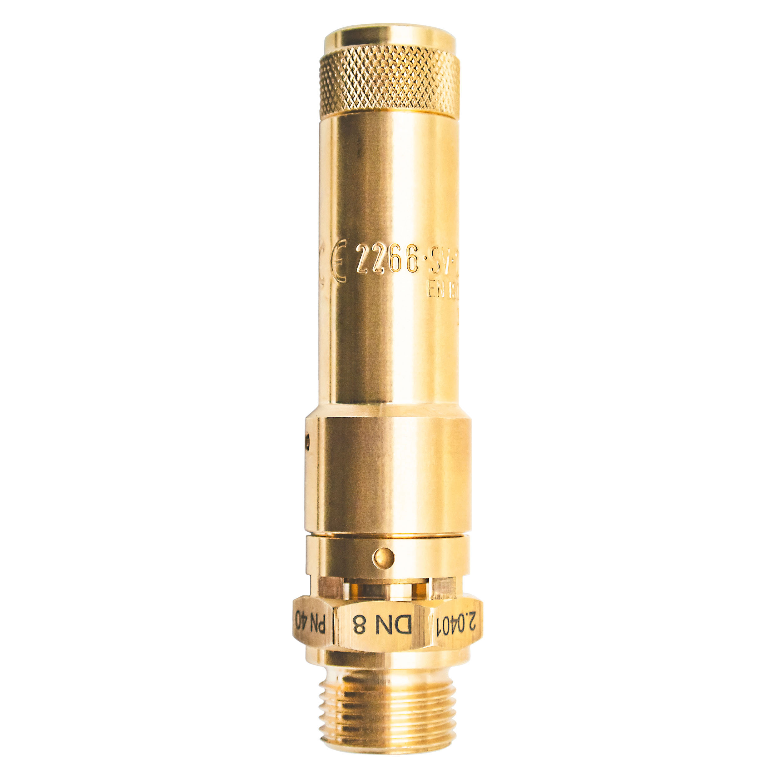 Savety valve component tested DN 8, G¼, set pressure: 1.1 bar (15,95 psi)
