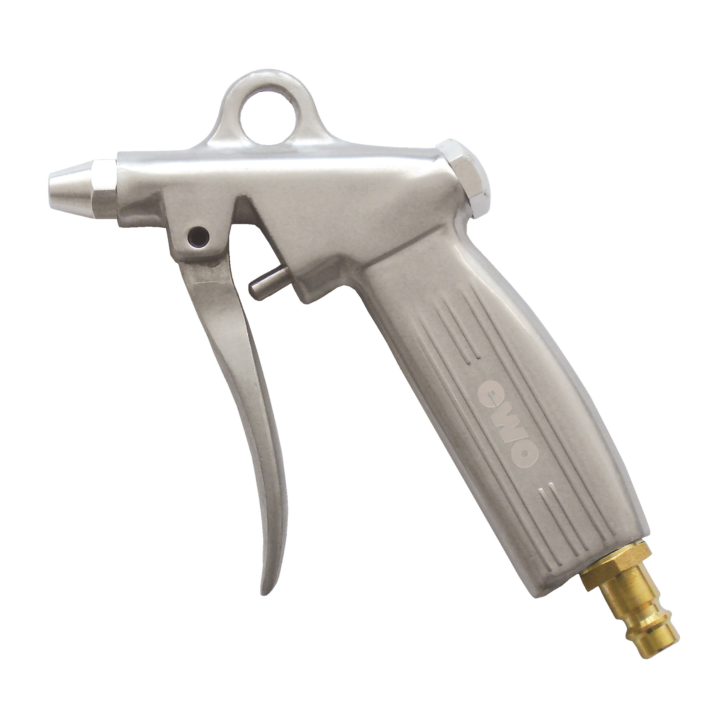 Blow gun, aluminium, die-cast, MOP 145 psi/10 bar, standard nozzle: metal design, hole-Ø1.5 mm; G¼ female