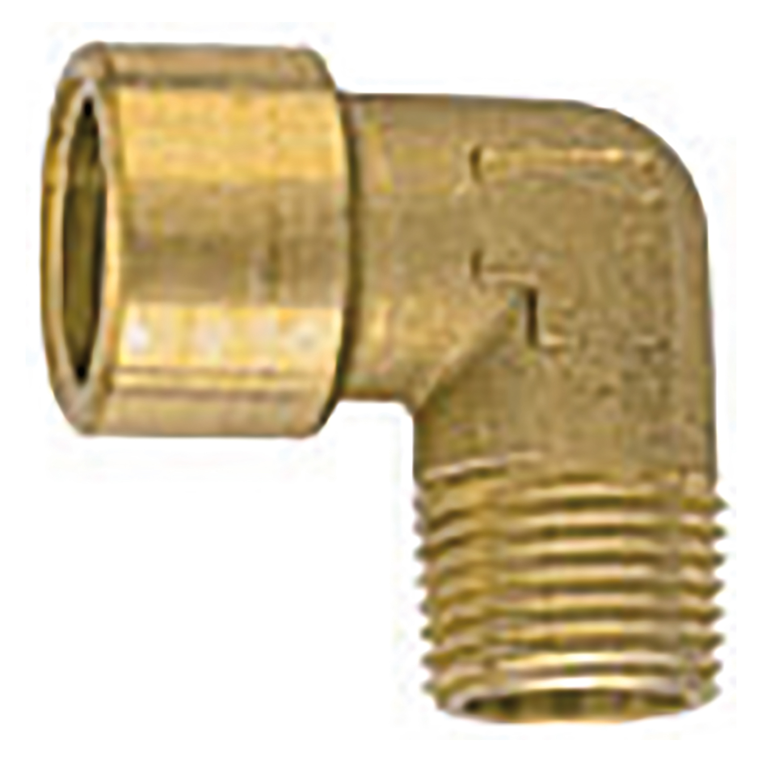 Elbow 90° (brass), w. female/male thread
