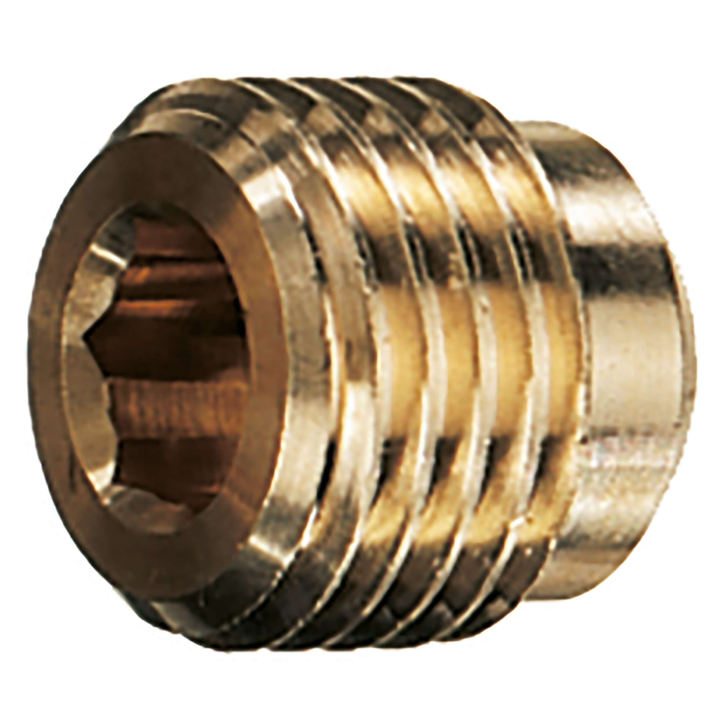 Screw plug, G⅛ male, L: 8 mm, AF: 5 mm, internal hexagon, PU of 5 pieces