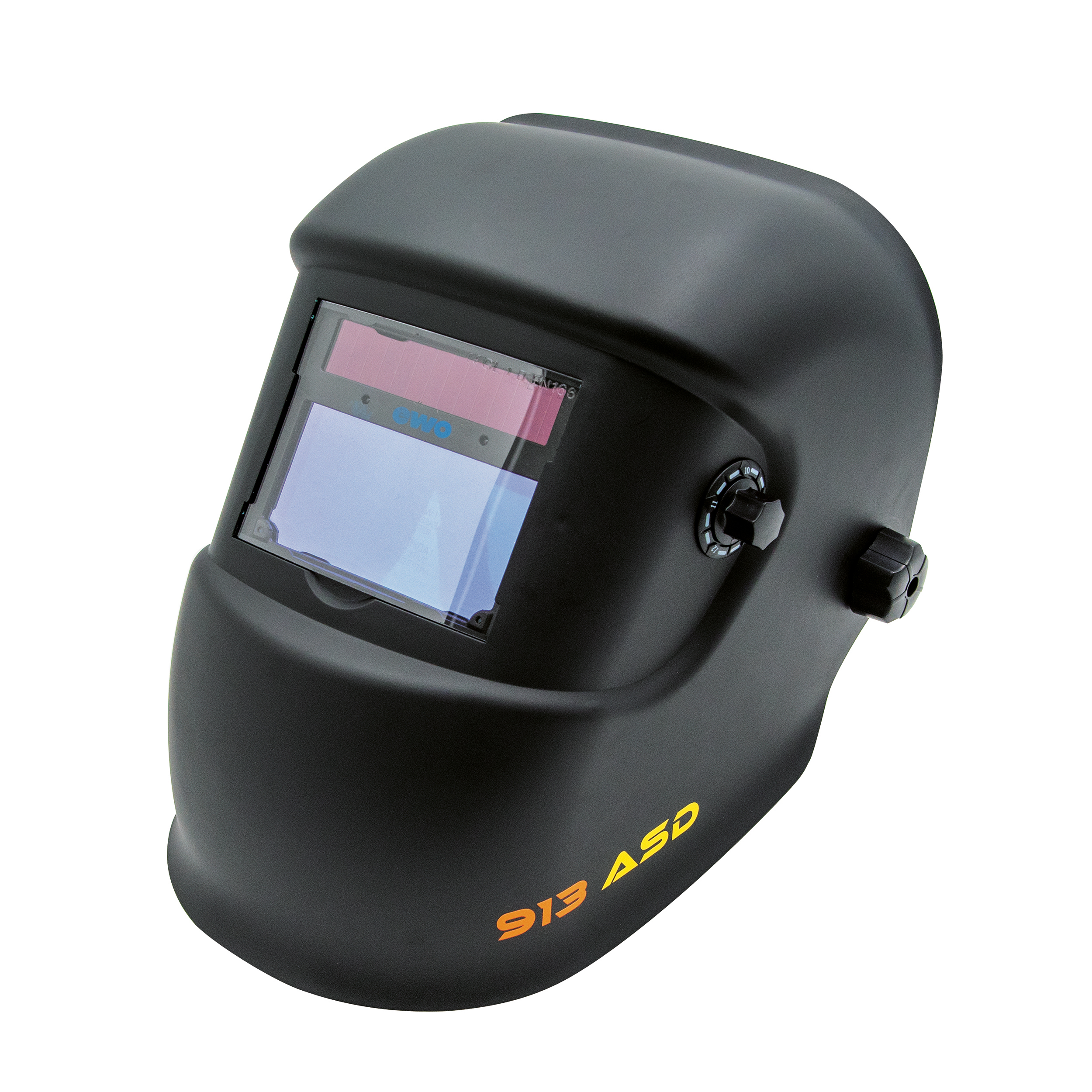 Automatik Schweißerschutzhelm 913 ASD, schwarz, Blendschutzbereich: DIN 4 und DIN 9-13