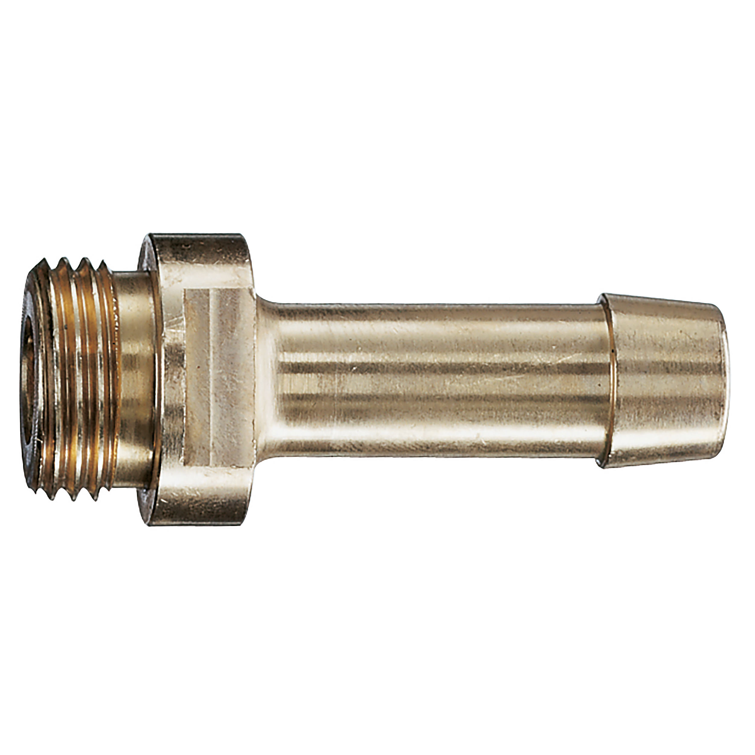 Threaded nozzle G½ male, AF 20, DN 13 (½″), 58 mm, Ø10 mm