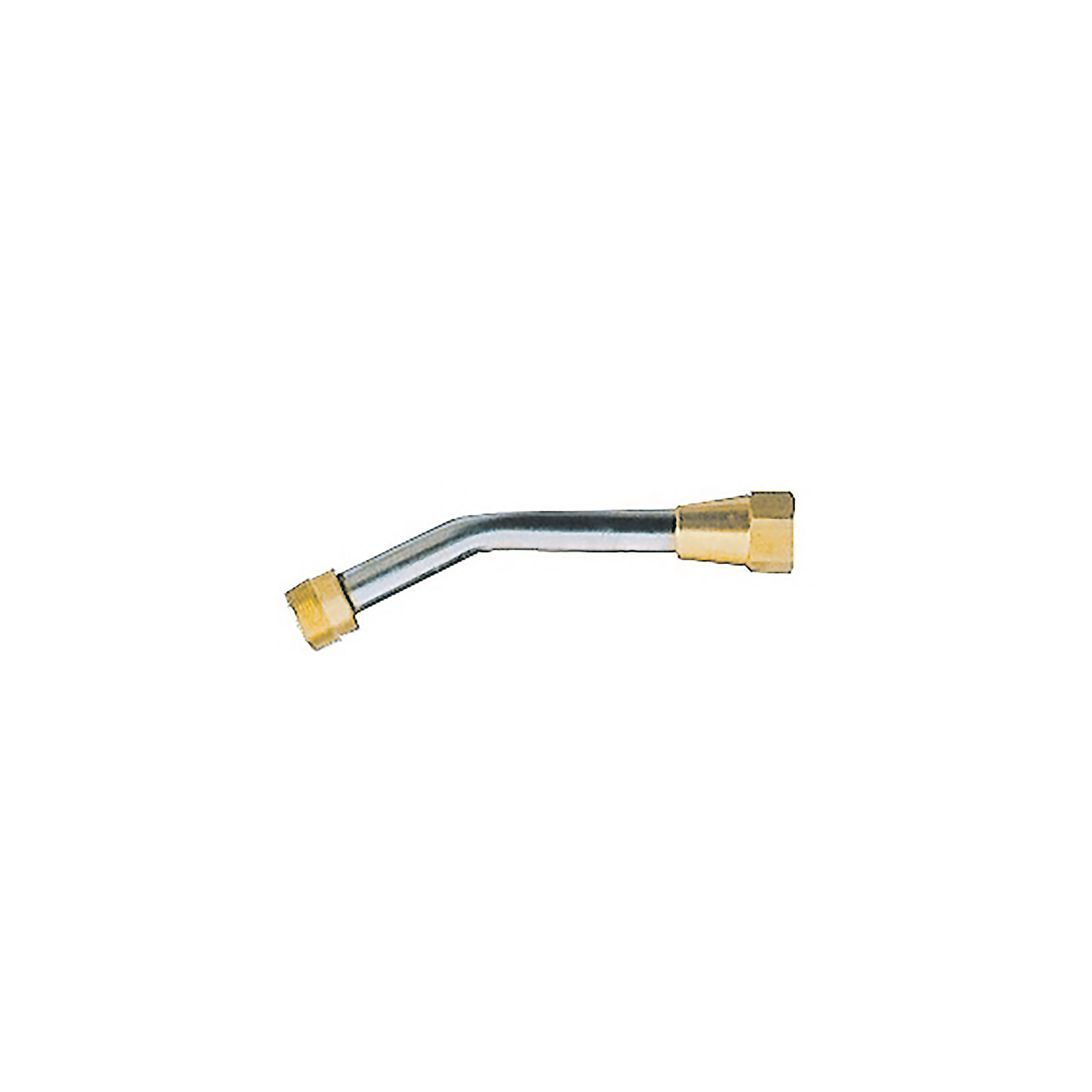 Verbindungsrohr, Länge: 100 mm, Stahl, verchromt, Anschluss: M14 × 1 i × M20 × 1 a