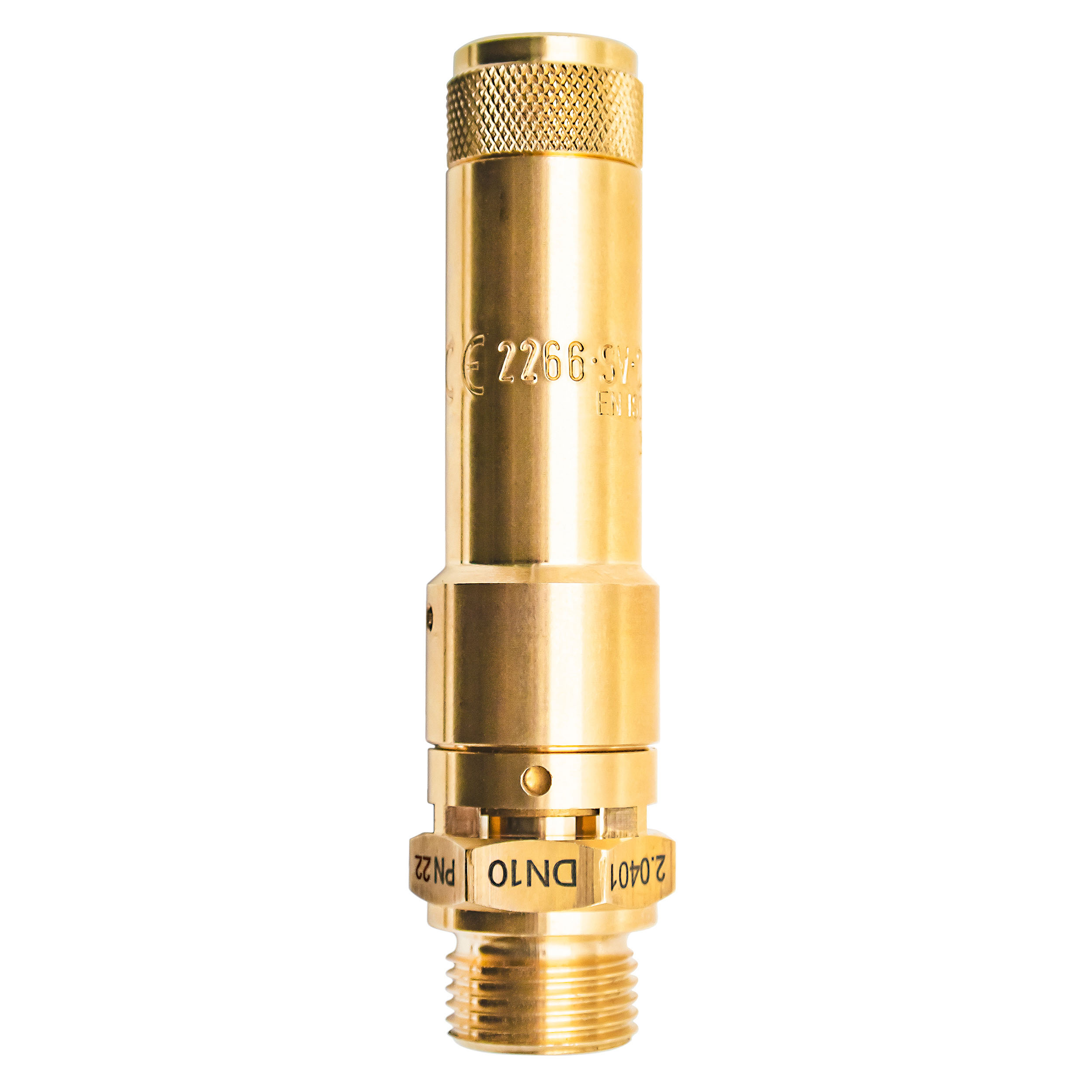 Savety valve component tested DN 10, G½, set pressure: 2.9 bar (42,05 psi)