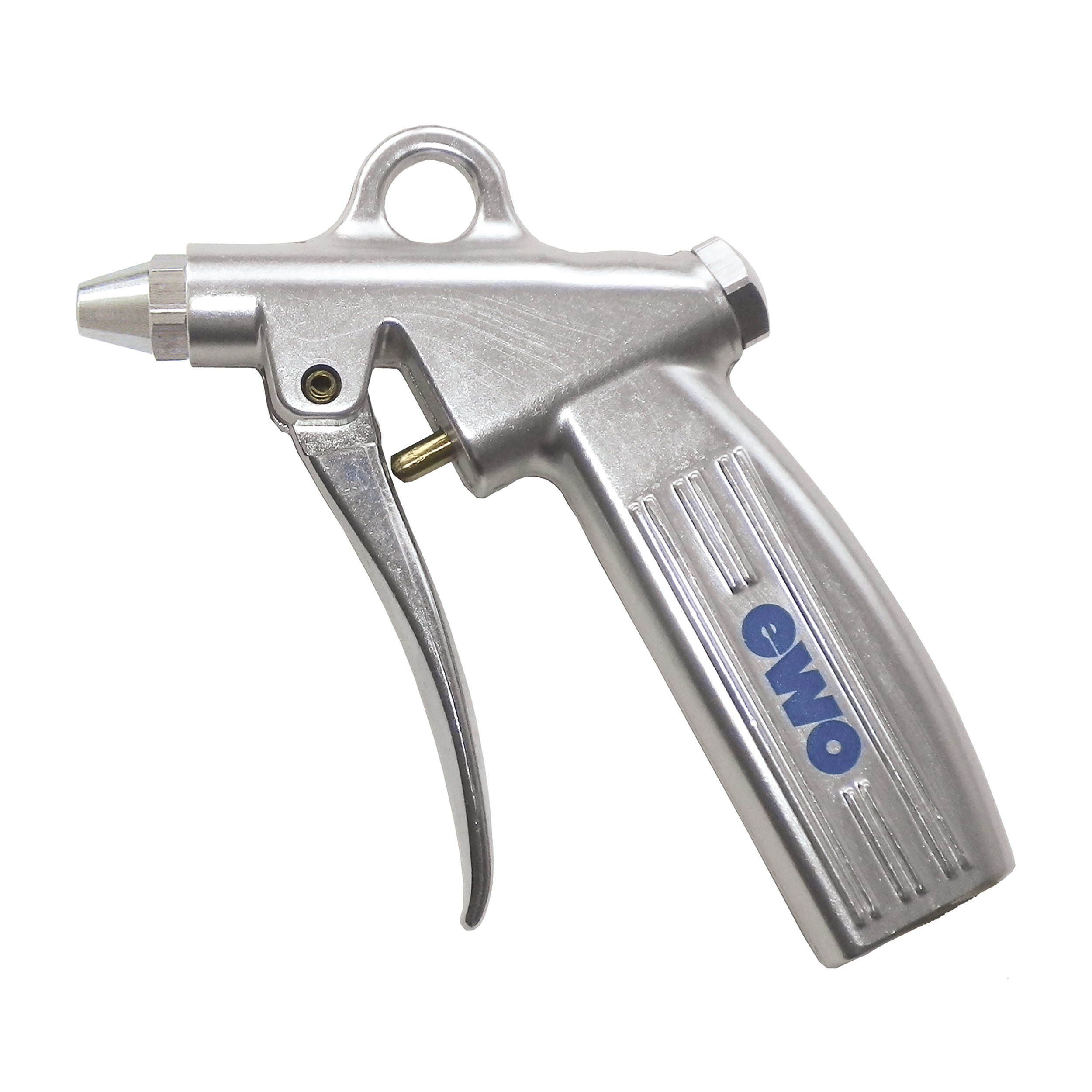 Blow gun, aluminium, forged, clear anodised, standard nozzle: metal design, hole-Ø1.5 mm; G¼ female