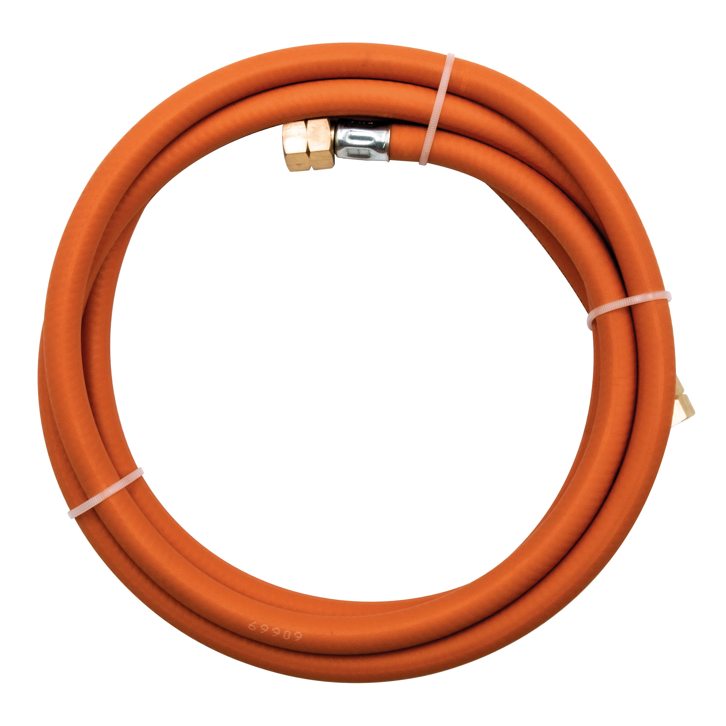 Propane hose for middle pressure 6bar 2xG3/8 L 0.5m  1x6.3x3.5mm with connection