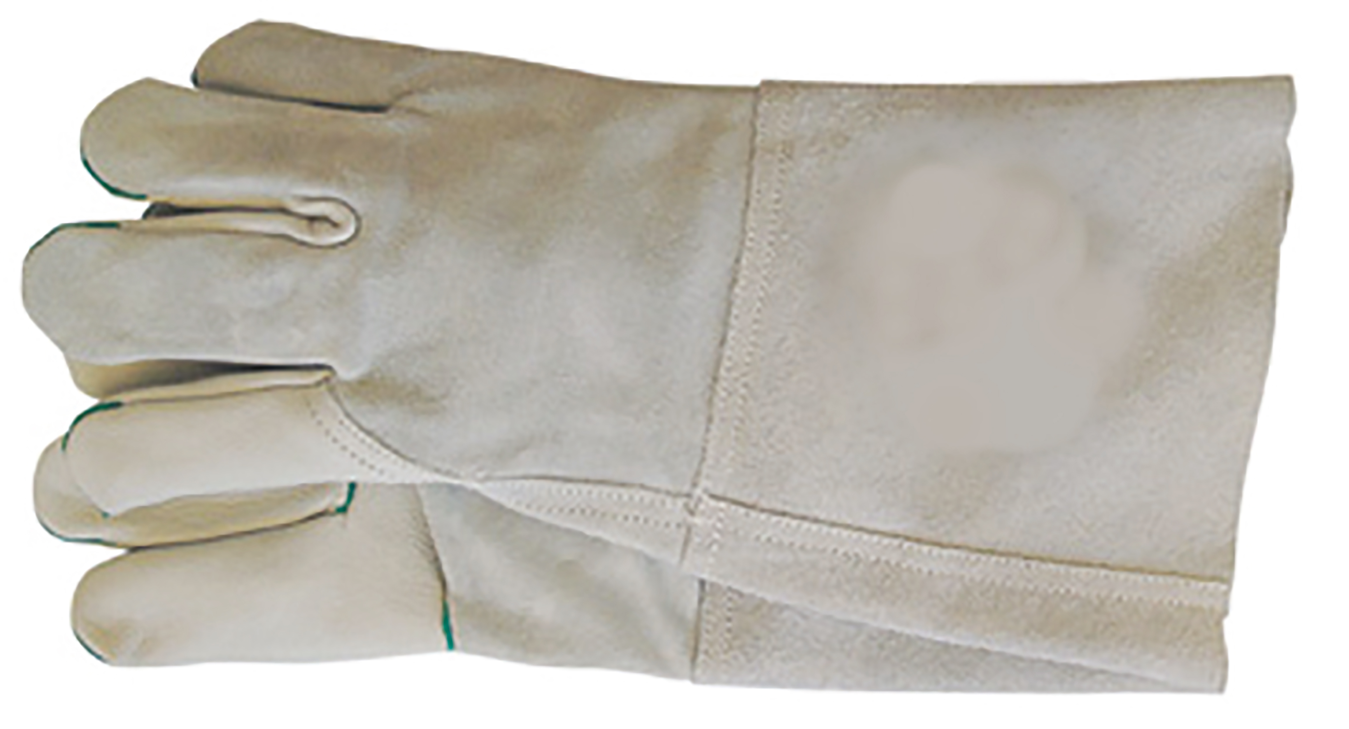Schweisserhandschuhe, 5 Fingerhandschuhe, mit langer Stulpe: 35cm, Rindvoll-/Spaltleder, naturfarben, EN12477B