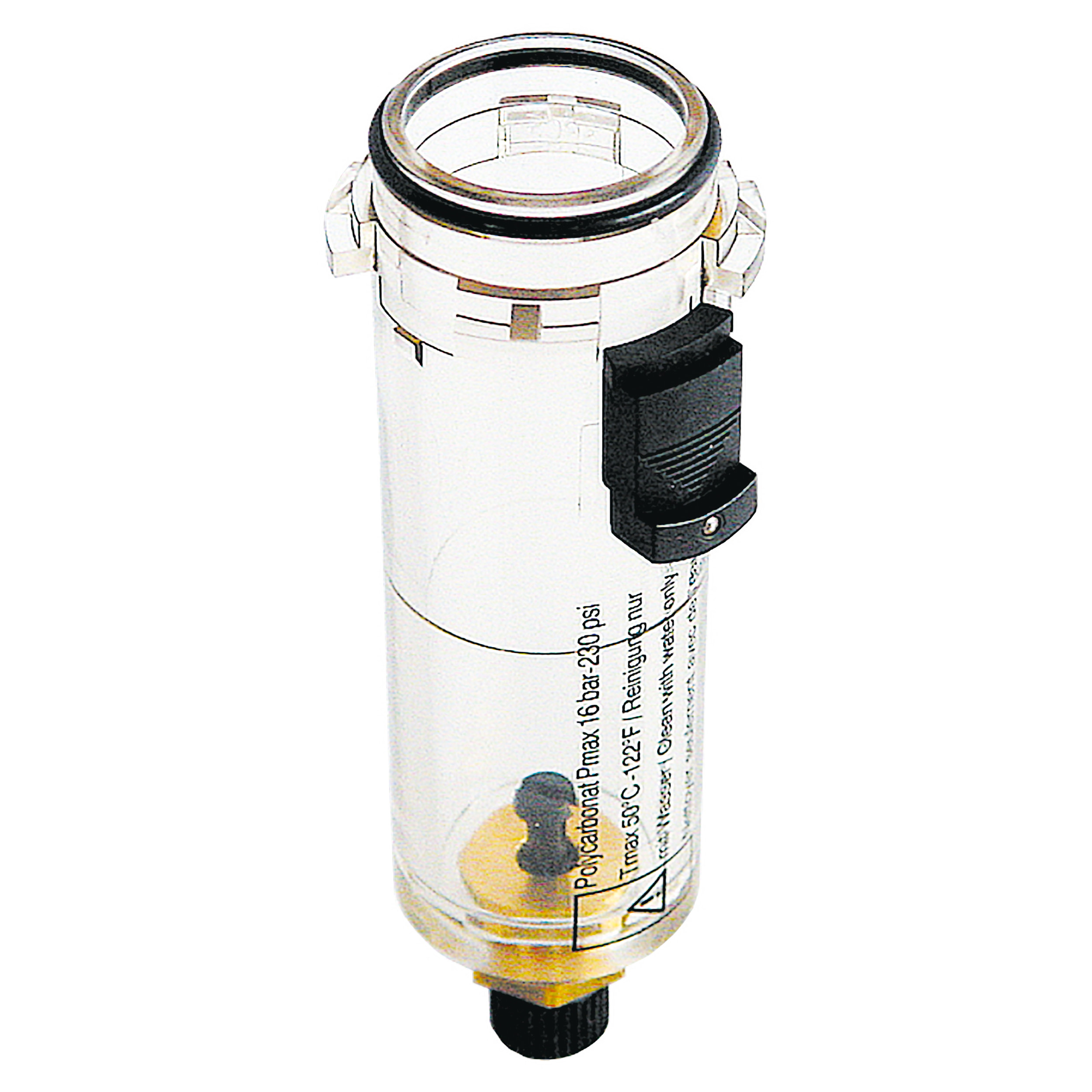 Kunststoffbehälter variobloc, passend für: BG 20, BG 30; Handablassventil