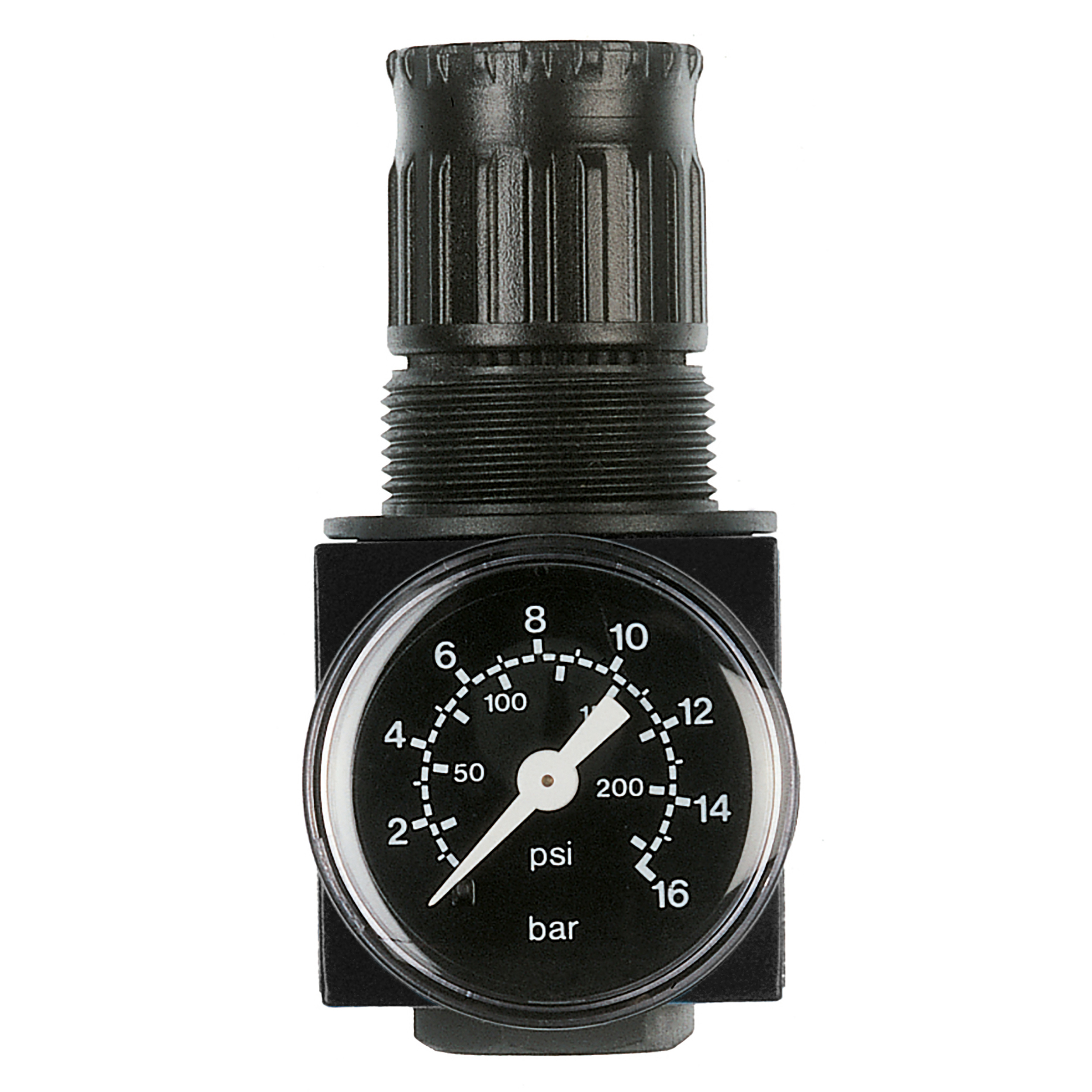 Pressure regulator, airvision modular, without gauge, G1/4, 0,5-10 bar
