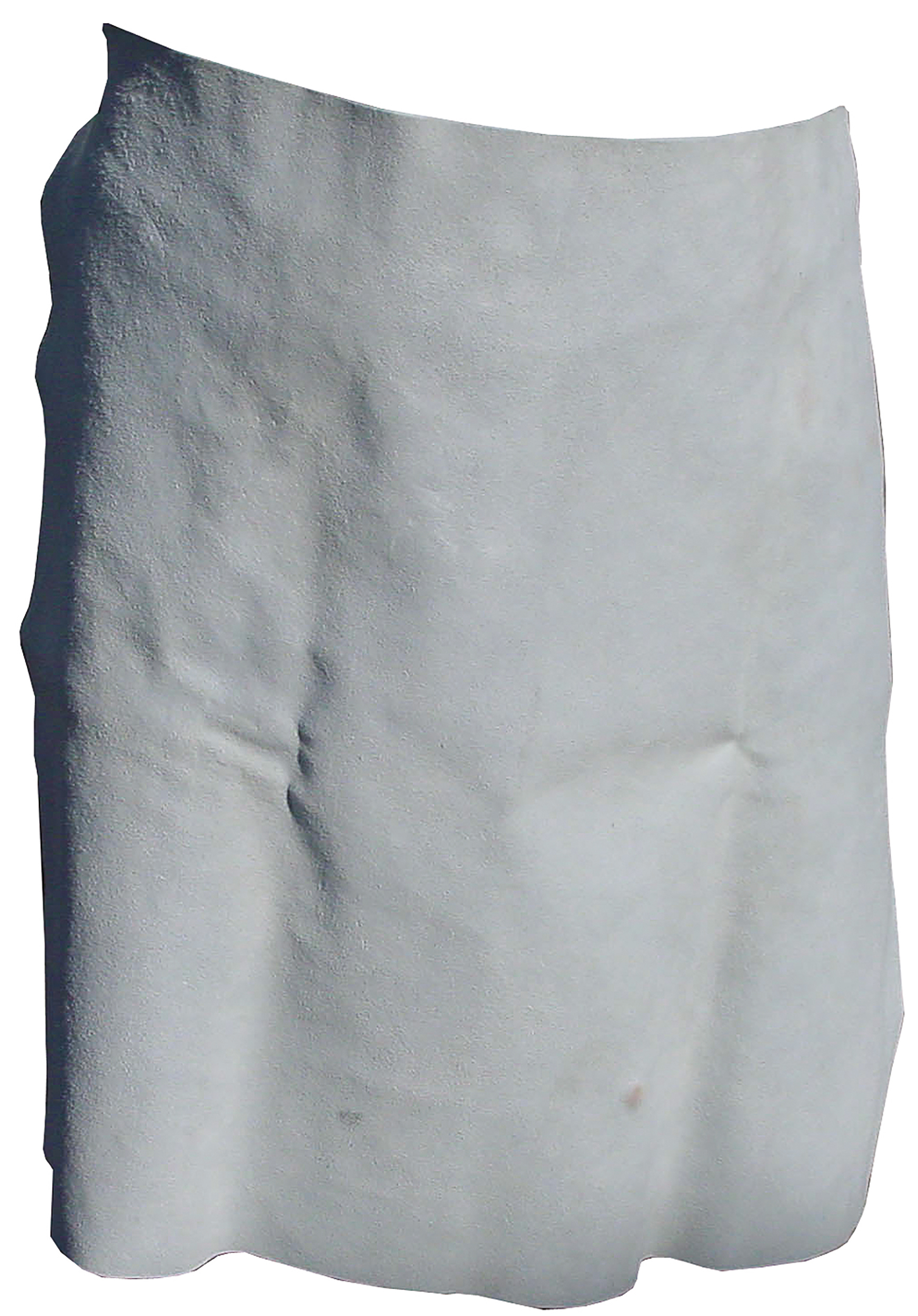 Welder apron without bib, 70x60 cm, split leather, leather 1,4-1,8 mm