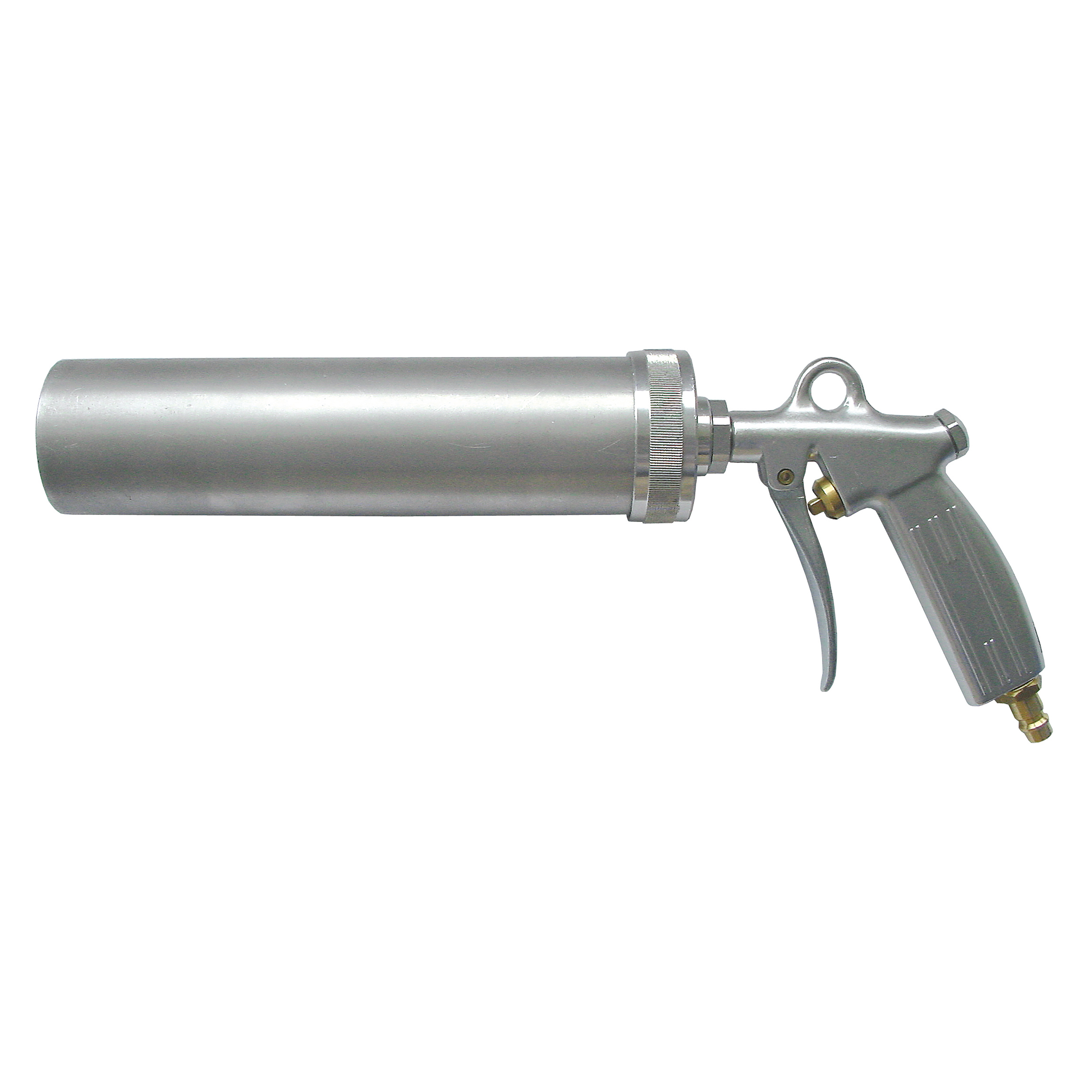 Druckluft-Kartuschenpistole, Pistolenkörper: Alu, geschm., Kupplungsstecker DN 7,2, Kartuschenhalter, MOP 8 bar, Gewicht: 660 g