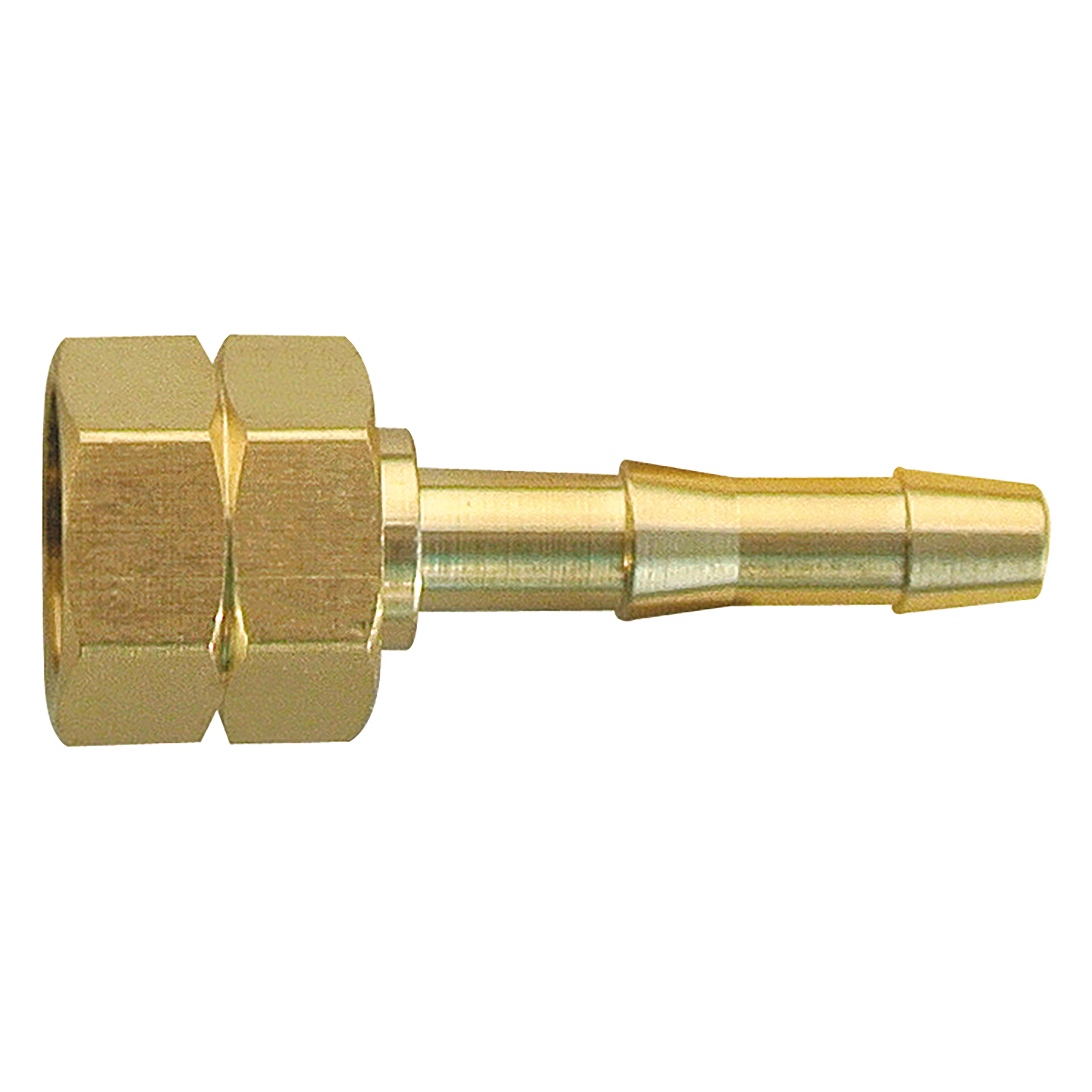 Hose fitting, detachable, connection thread: G⅜ LH, hose width: DN 6, hose nozzle with ball plug