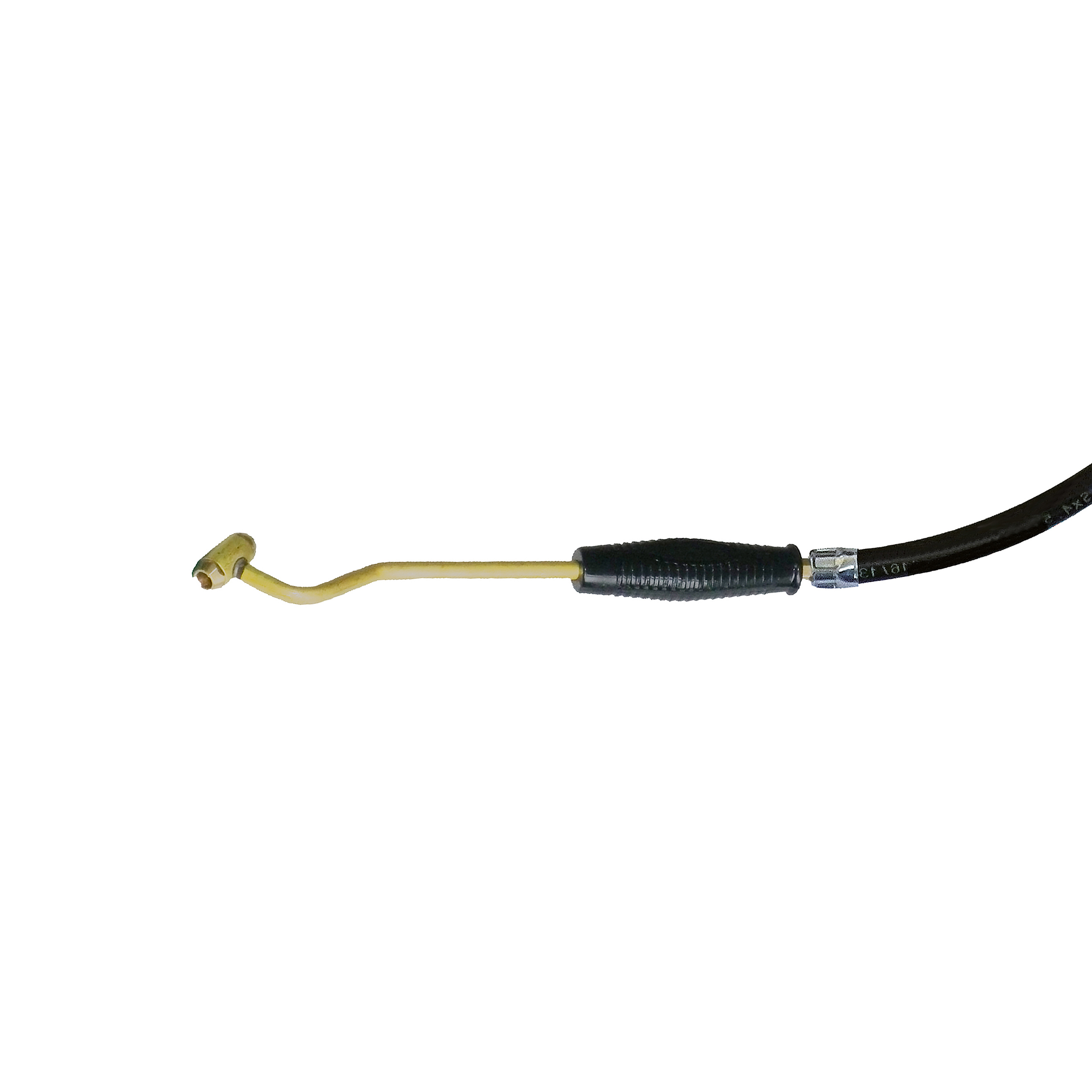 Filling hose, length: 0.5 m, rotatable, PVC, black, G1/4a, filling station plug up to 25 bar/362 psi