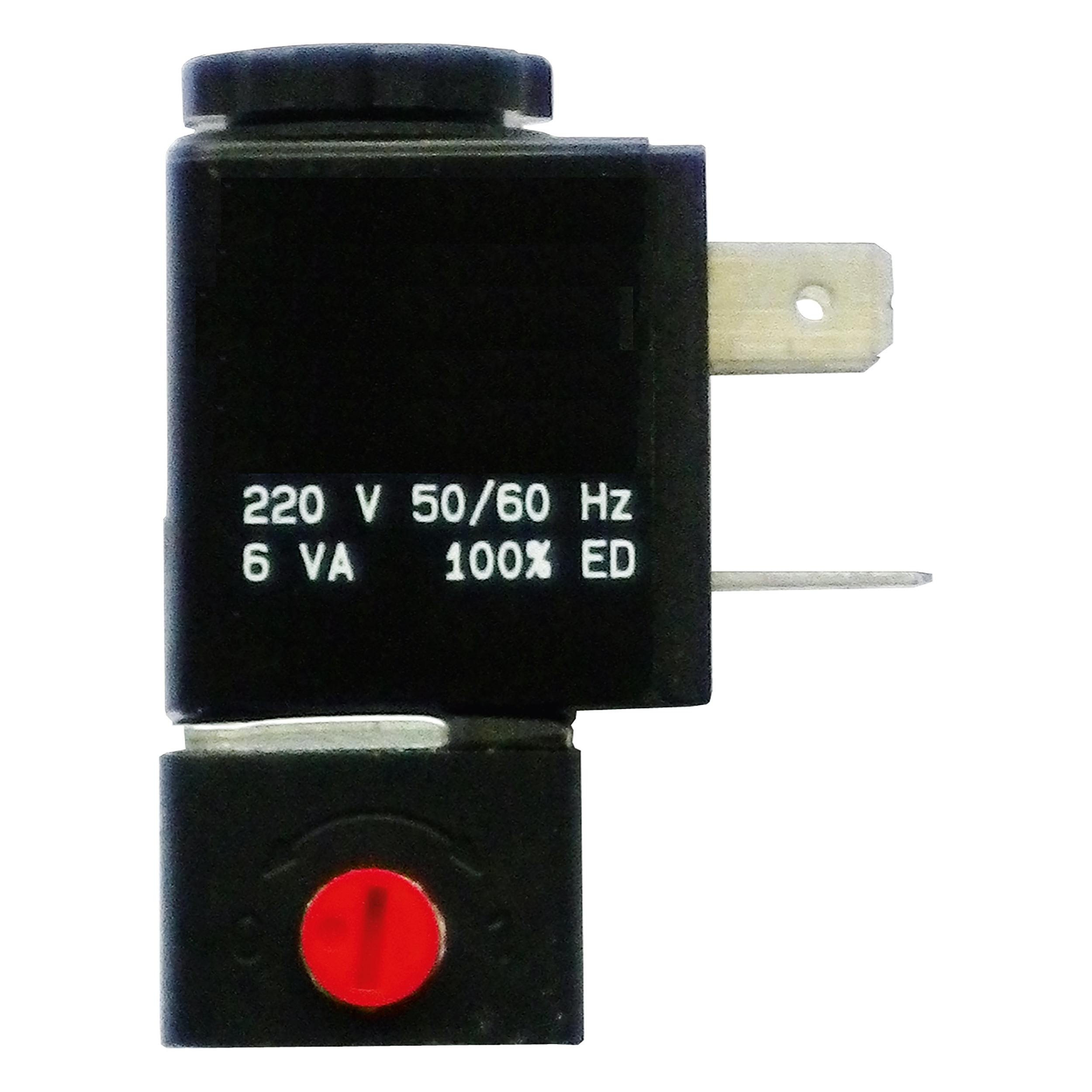 Magnetic valve variobloc, as a shut-off valve, voltage: 220 V AC/50 Hz, with rapid venting